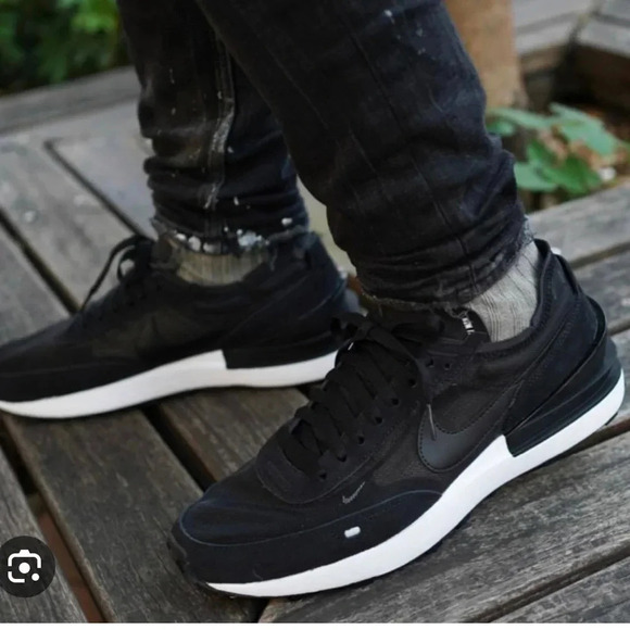 Nike Waffle One Black and White Sneakers Men’s size 8 - Picture 14 of 15